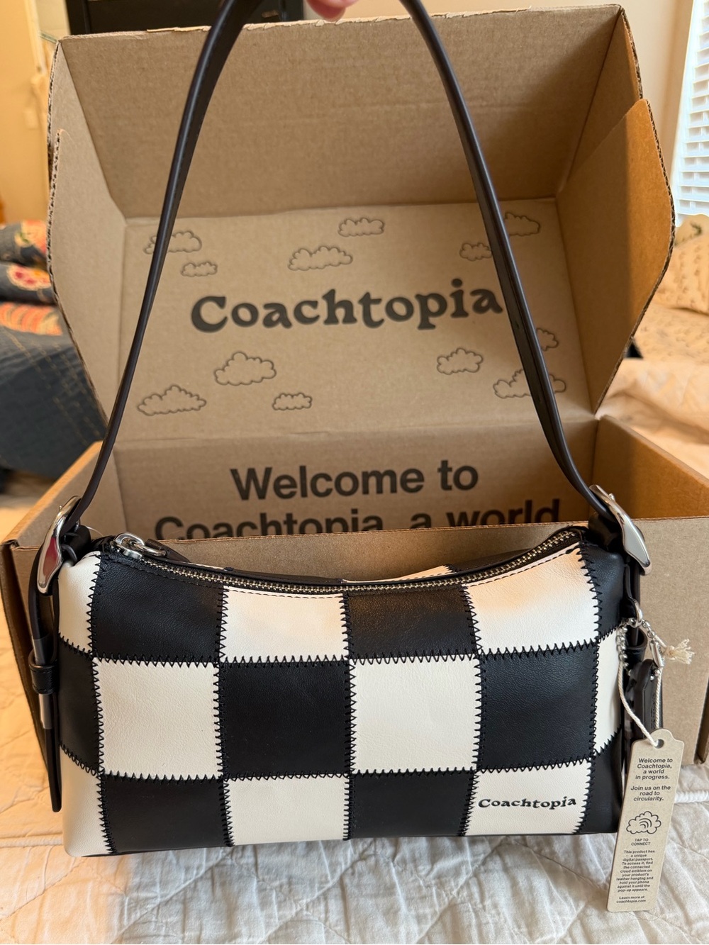 🤍🖤Alter/Ego Small Slouchy Shoulder Bag🖤🤍RARE FIND